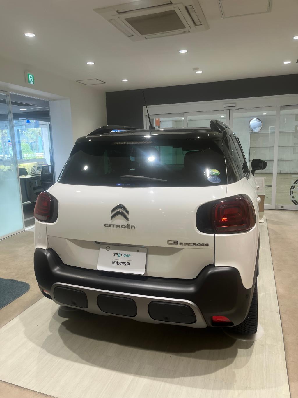 C3 Aircross　認定中古車展示中