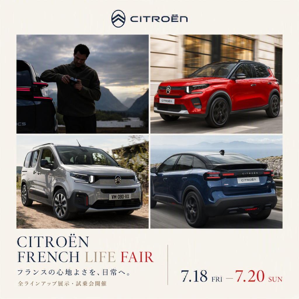 CITROEN FRENCH LIFE FAIR開催中！