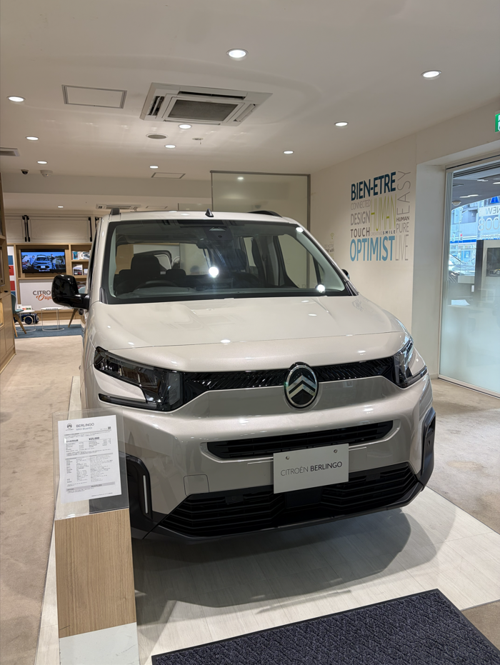 BERLINGO SABLE(サーブル)　展示中